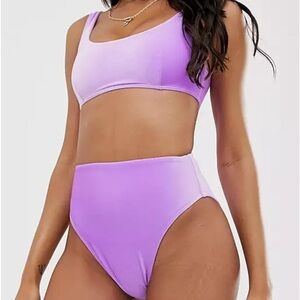 Purple Velvet Swimsuit